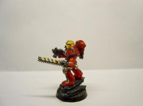 Blood Angel Space Marine (side view) by DaemonVII