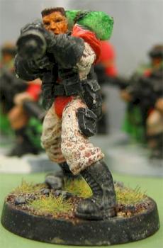 Blood Angel Scout with Missile Launcher by CDante