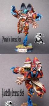 Chaos Space Marine Lord on Jump Pack. by IRKUCK
