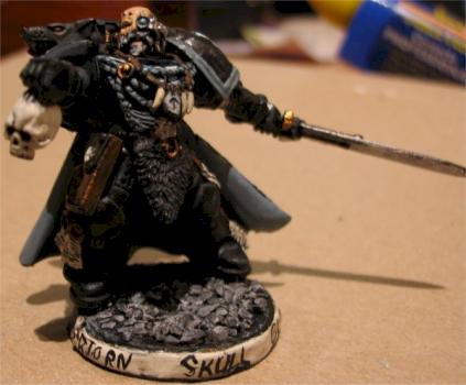 Space Wolf Wolf Guard Battle Leader by daviddurie