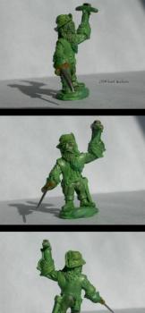 Dwarf Swashbuckler with Rapier and Crossbow by Lizard Doc