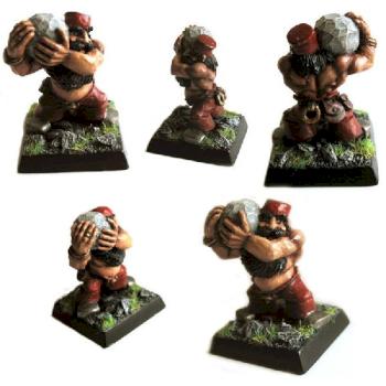 Dwarf Stone Thrower Crew by Khrevan