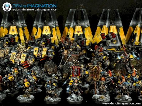 Space Wolves Army by DEN of IMAGINATION