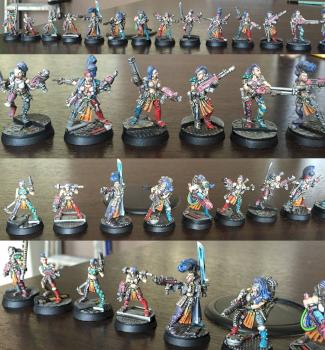 Necromunda Escher gang by mousefilter