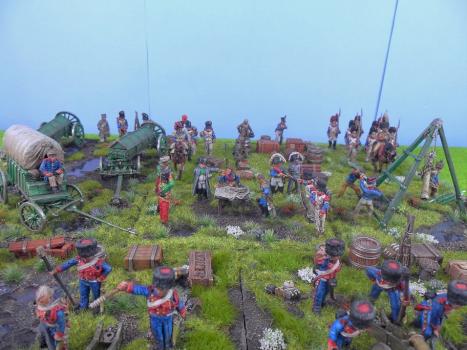 28mm Naploeonic French Artillery Battery - Client Commission by avalonindustries2040