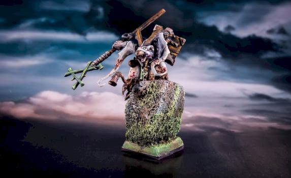 Skaven Grey seer - Prophète gris Skaven by dwarfthane