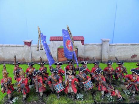 28mm Front Rank WSS Hanoverian Infantry Regiment du Breuil by avalonindustries2040