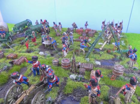 28mm Naploeonic French Artillery Battery - Client Commission by avalonindustries2040