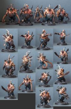 Dark Eldar Grotesques (Ogre conversion) by filipple