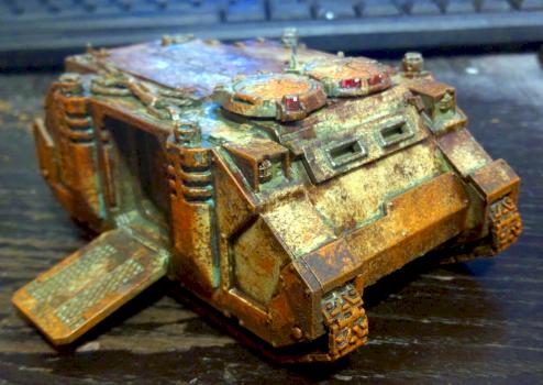 Death Guard Rhino by Darlock