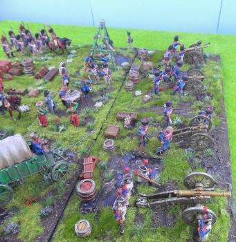 28mm Naploeonic French Artillery Battery - Client Commission by avalonindustries2040