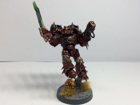 Chaos Space Marine Raptor Champion by Thepaintingbozo