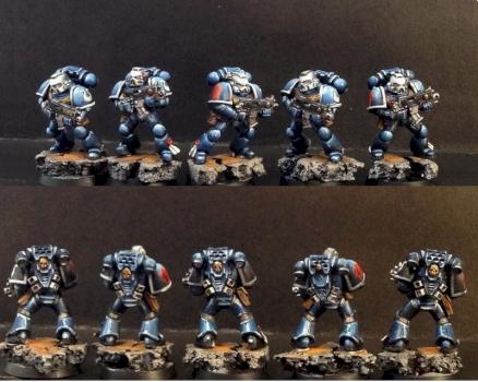 Ultramarines Tactical Marines by Pahaere