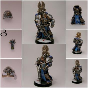 Space Marine woman with shotgun by bonecamp1779