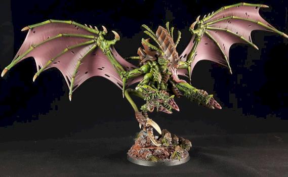 Hive Fleet Strigoi Winged Tyrant by Kneeil