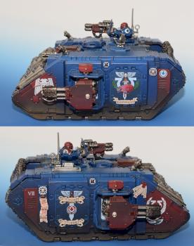 Ultramarines Land Raider Redeemer by ctran