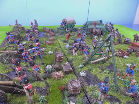 28mm Naploeonic French Artillery Battery - Client Commission by avalonindustries2040