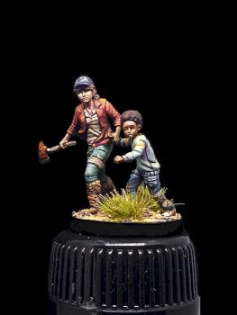 Clementine And Alvin (The Walking Dead) by Bert3d