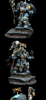 Space wolves rune priest converted by RAFF