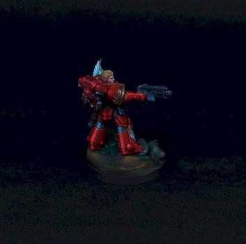 Blood Angels Captain by bortesnor