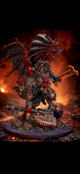 Angron daemon  primarch of khorne by Tiamat89