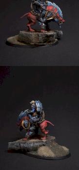 Orc Warg Rider Lieutenant by Waaghboss