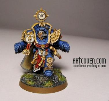 Marneus Calgar of the Ultramarines by artcoven