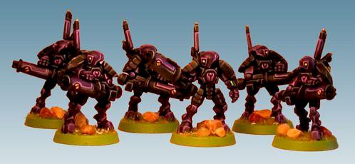 Tau Stealth Suit Squad by raptos