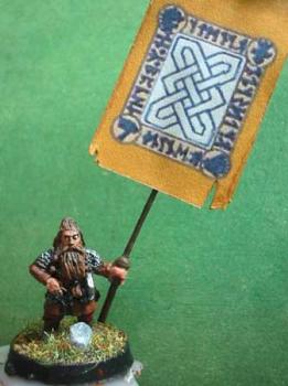 Dwarf with Banner by Barone