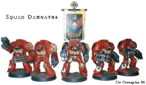 Blood Angels Terminator Squad Damnator by TheDeinonychus
