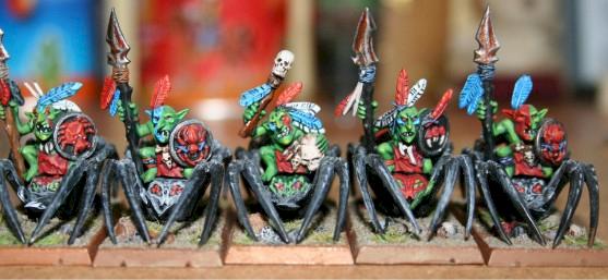 Forest Goblins spider riders by Lazur