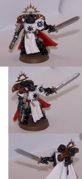 Black Templar Space Marine Captain by SwiftnessOfFear