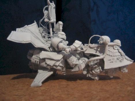 Converted Sammael Ravenwing Jetbike by tobruk darkflame