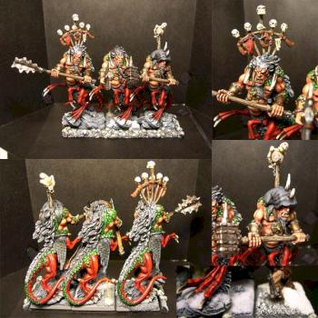 Khorne - Dragonogres - Shaggoth by Drukhi