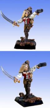 Sela Windsprite, Female Elf Pirate by phael_minis