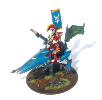 Eldar - Autarch on a jetbike by rabiyonel