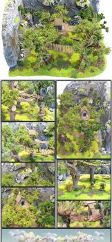 a wood elve castle by Dirk