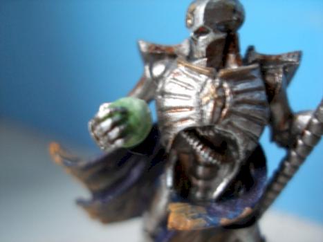 Necron with resurection orbe by alphadelta