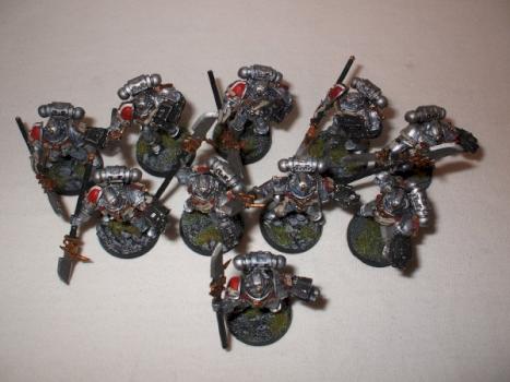 Warhammer 40K PAINTED GREY KNIGHTS x10 by TheAvian