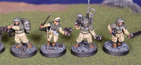 imperial guard command squad by Snakepants
