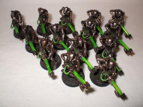 Warhammer 40K PAINTED NECRON WARRIOR x14 by TheAvian