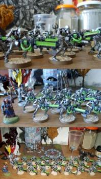 Necron Warriors by Xike