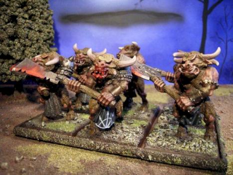 6 painted Minotaur by elvslayer