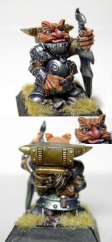 Dwarf armourer by Routaporsas