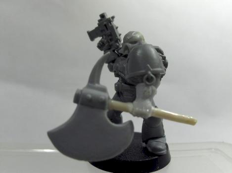 gigantic axe marine by Blueraven84