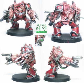 Chaos Space Marines Word Bearers Obliterator by DKard Kain