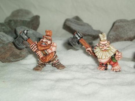 dwarfs.  Surely they should wear a vest at least?  What would mother say! by davenorthern