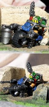 Converted Ork Biker Nob (better pic) by Spudman