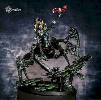 Necron destroyer lord, converted by Wermilion