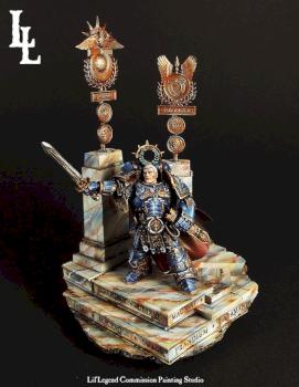 Roboute Guilliman Primarch of The Ultramarines Commission by lilloser